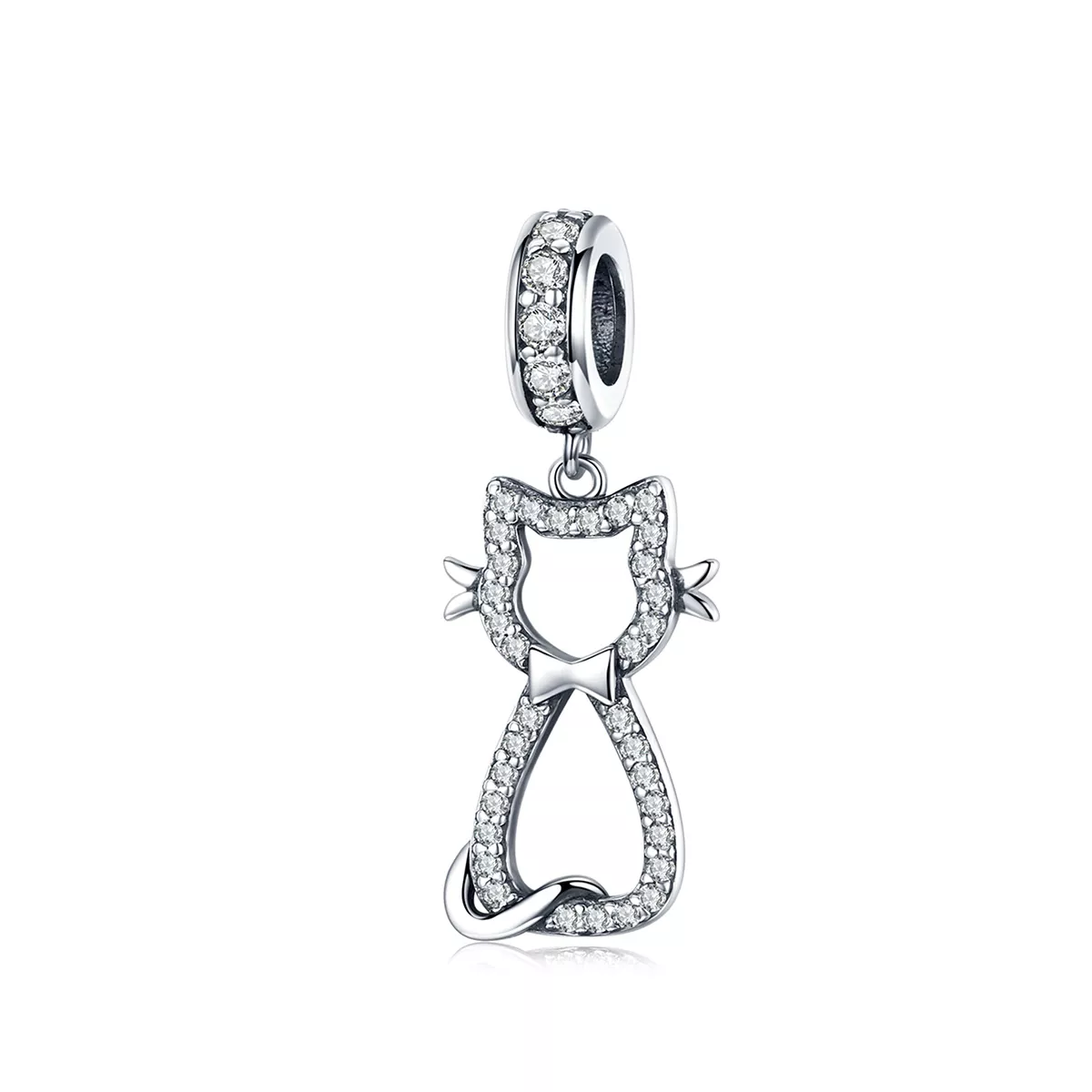 Charm Pendente Gato adorável estilo Pandora - SCC1162