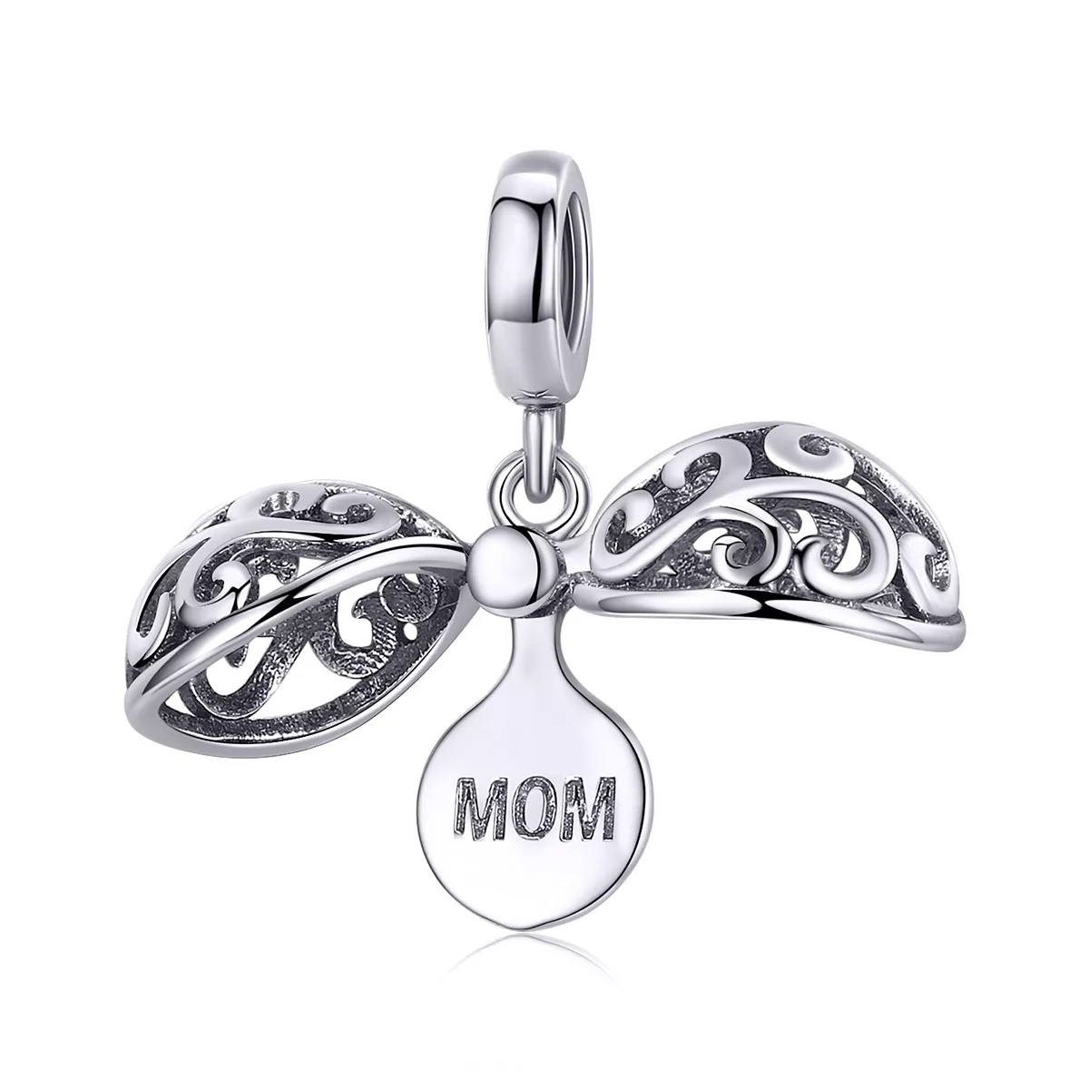 Charm Pendente Gratidão pela mamãe estilo Pandora - SCC1008