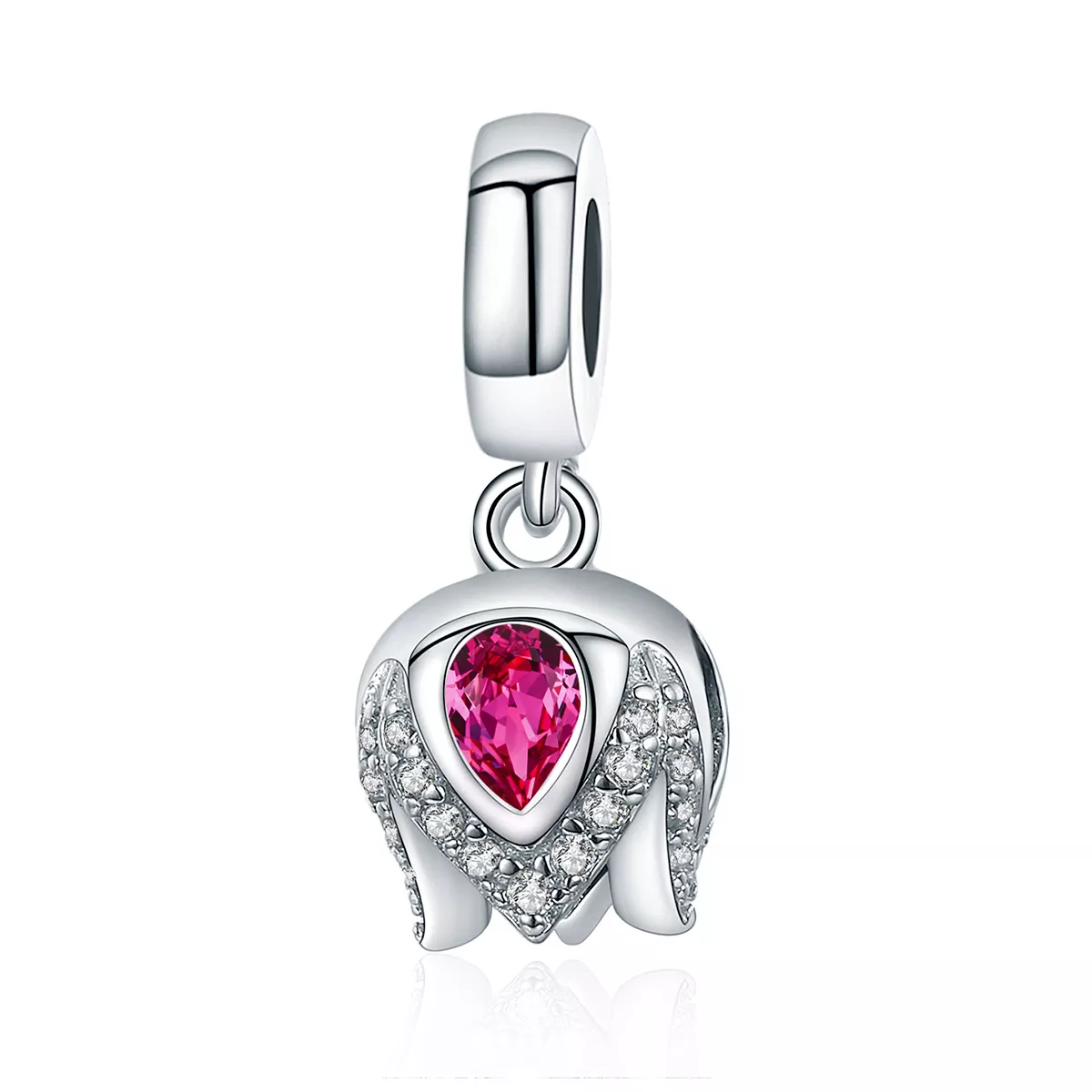 Charm Pendente História da tulipa estilo Pandora - SCC1027