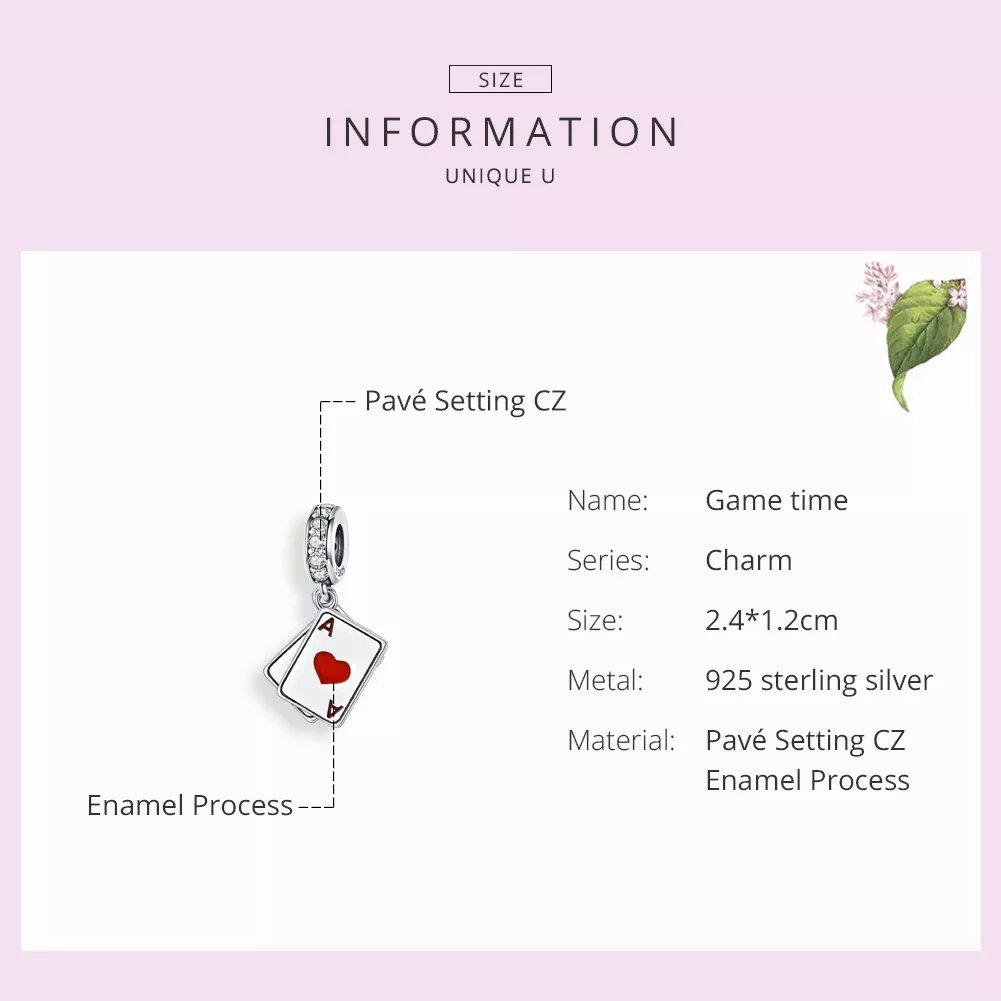 Charm Pendente Hora do jogo estilo Pandora - SCC1172