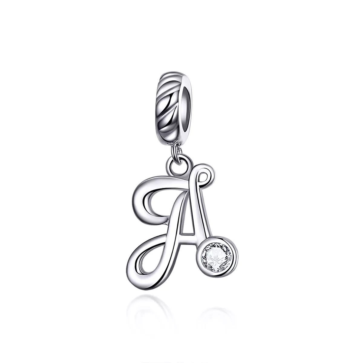 Charm Pendente Letra A estilo Pandora - SCC1183-A