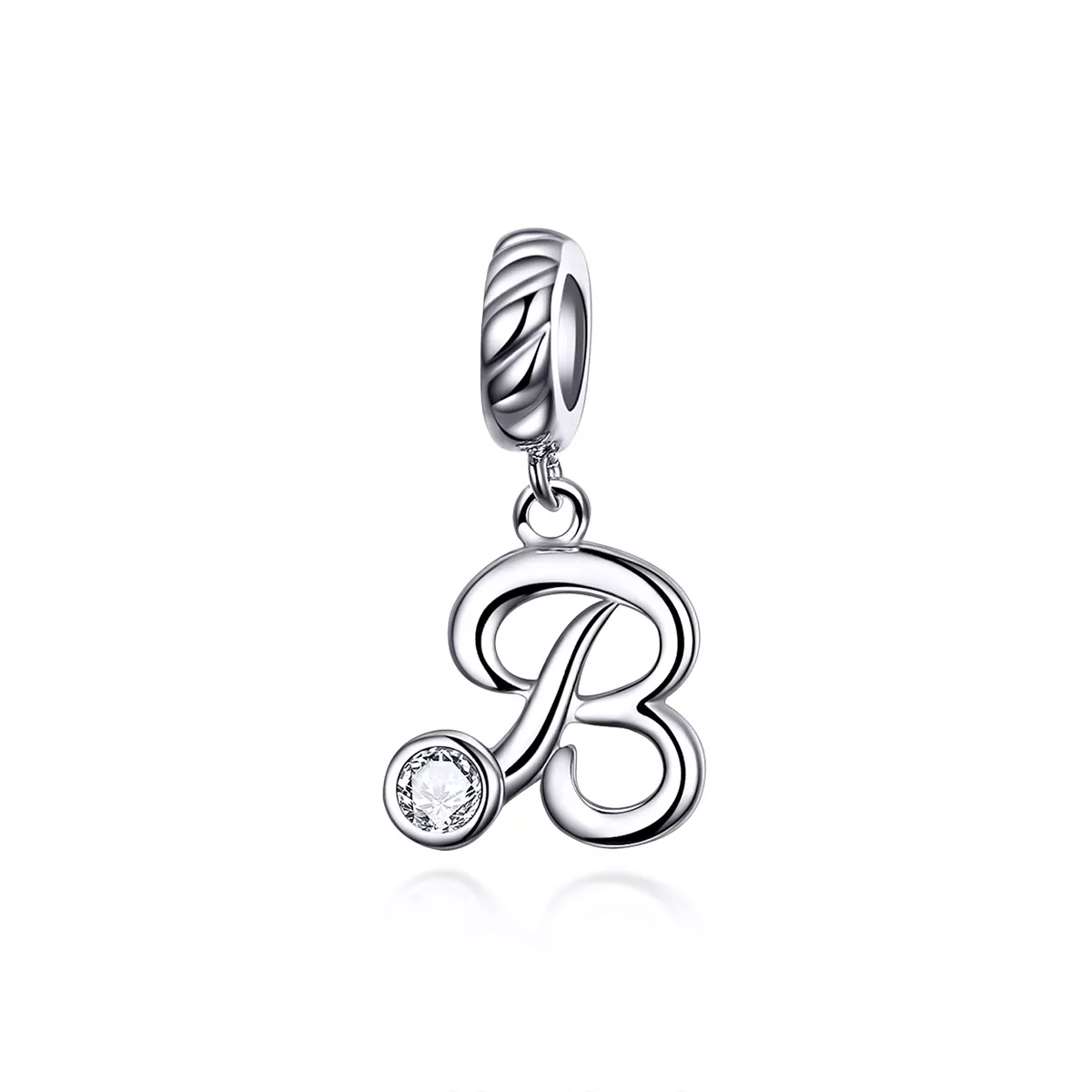 Charm Pendente Letra B estilo Pandora - SCC1183-B