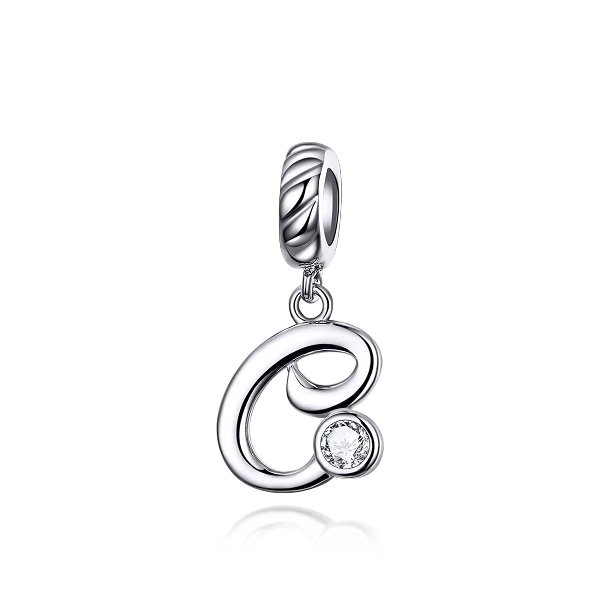 Charm Pendente Letra C estilo Pandora - SCC1183-C
