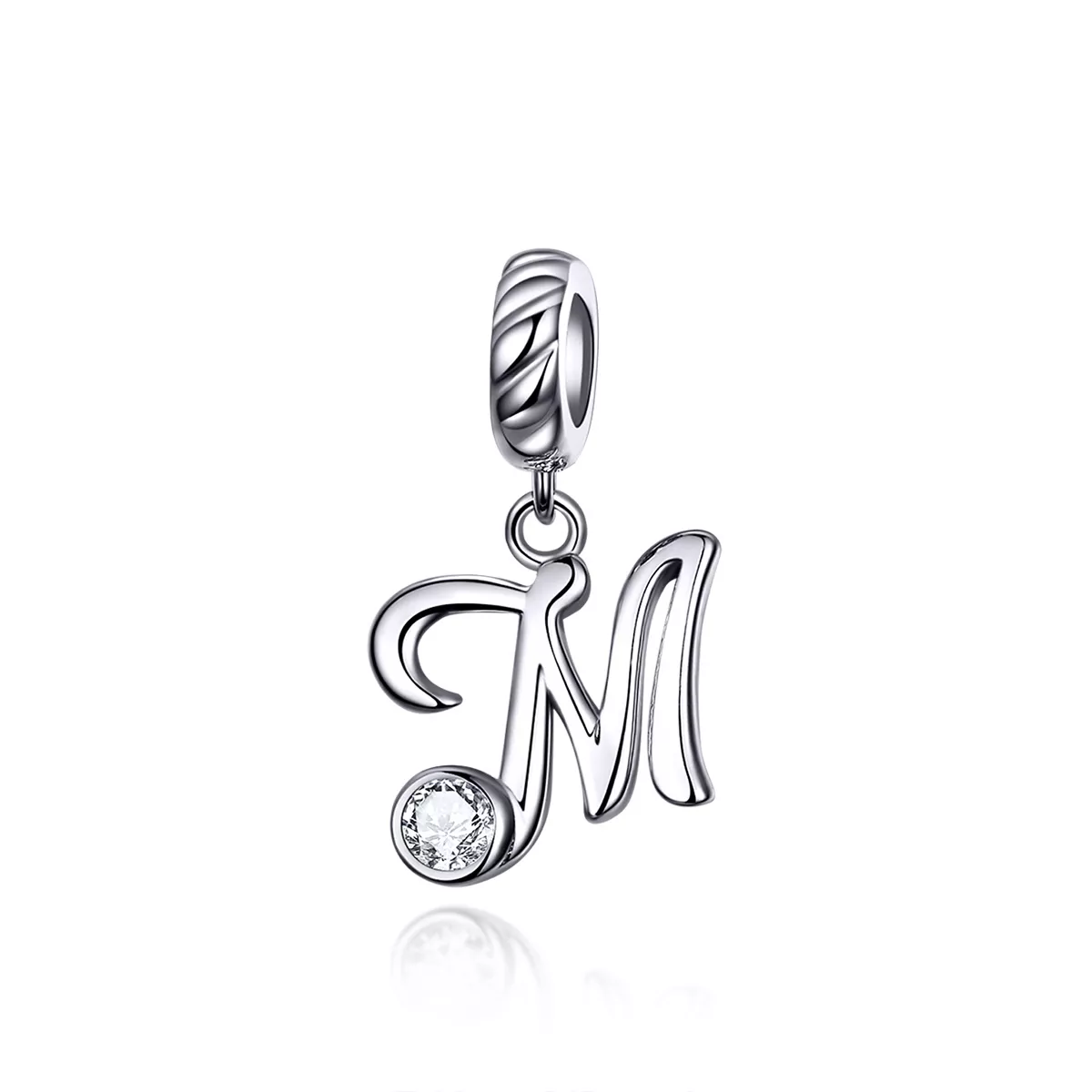 Charm Pendente Letra M estilo Pandora - SCC1183-M