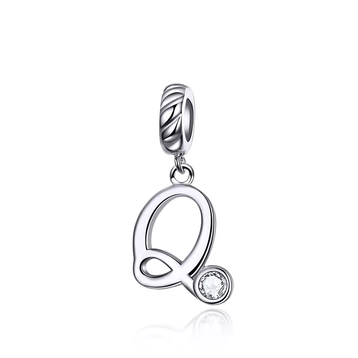Charm Pendente Letra Q estilo Pandora - SCC1183-Q
