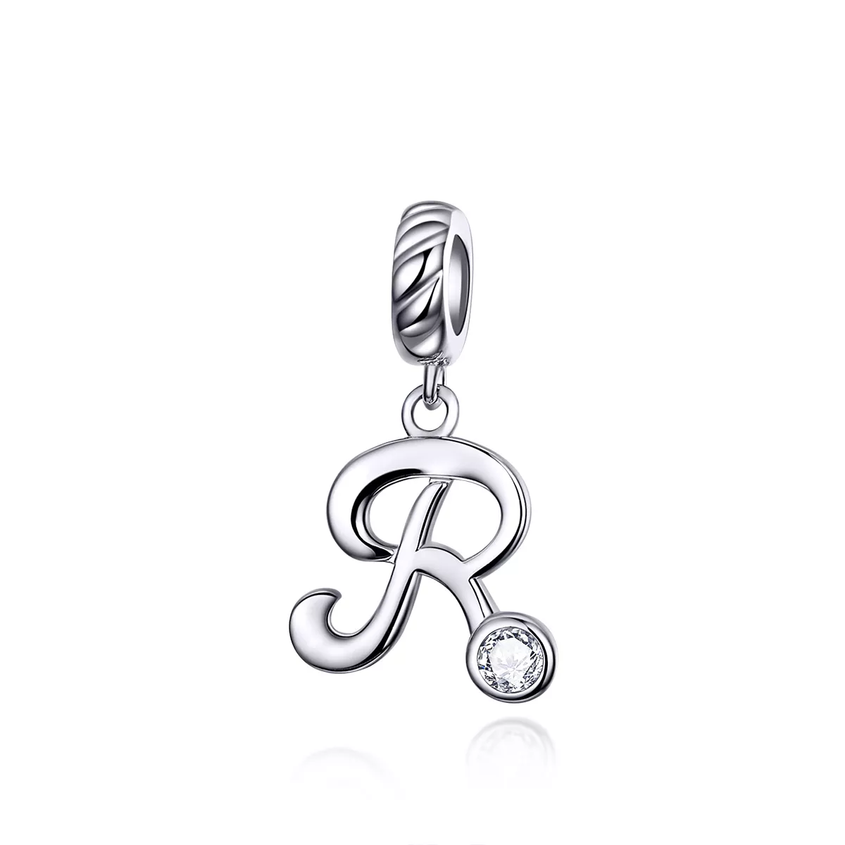 Charm Pendente Letra R estilo Pandora - SCC1183-R