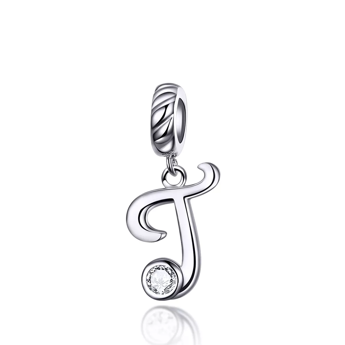 Charm Pendente Letra T estilo Pandora - SCC1183-T