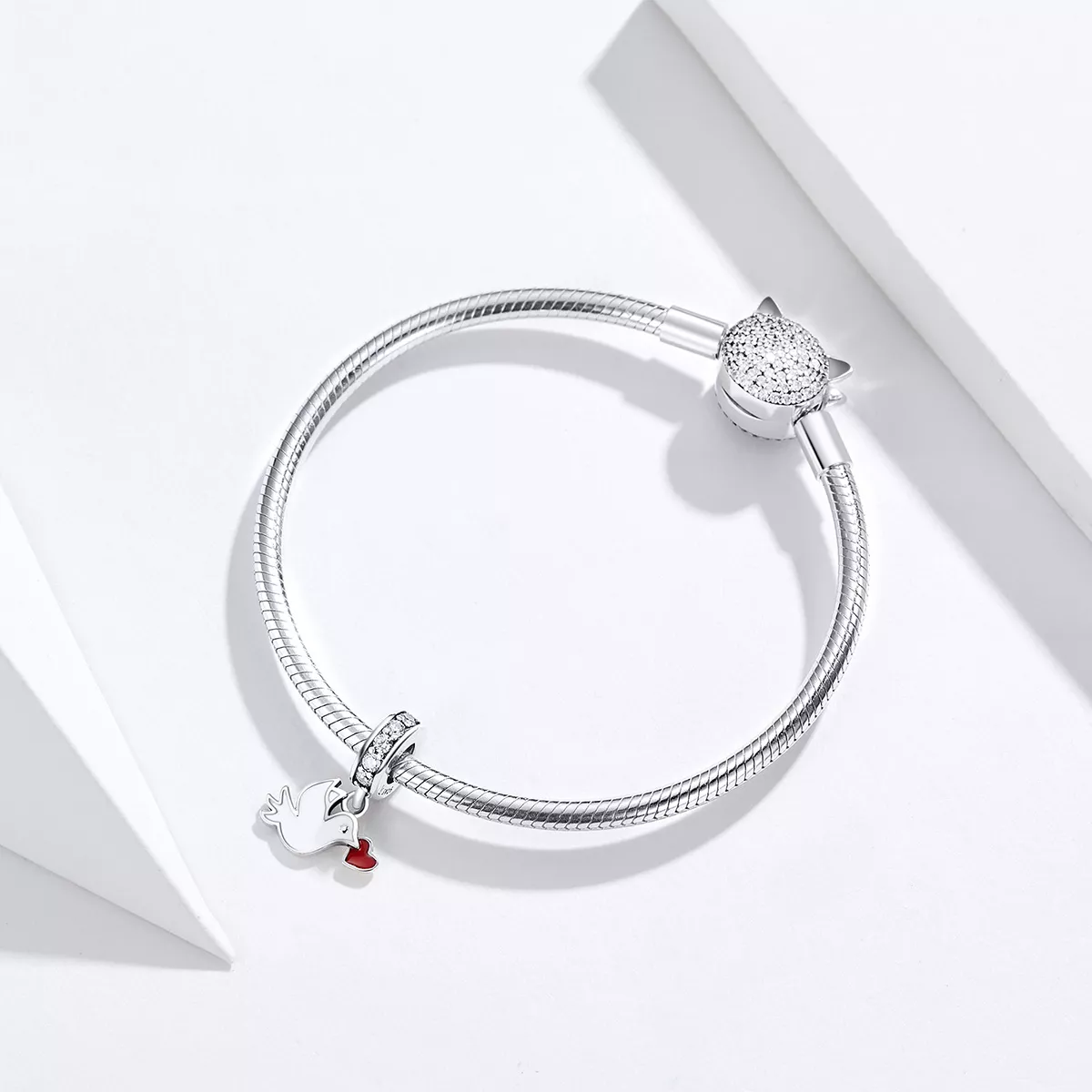 Charm Pendente Mensagem de Amor estilo Pandora - SCC1227