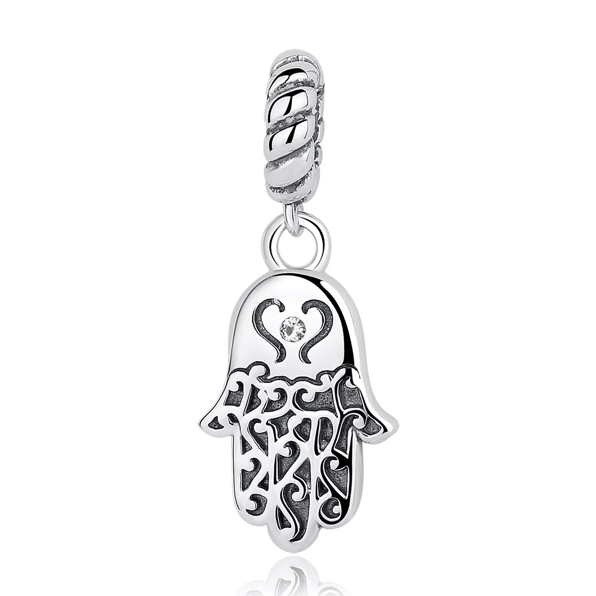 Charm Pendente Mão Hamsa estilo Pandora - SCC031