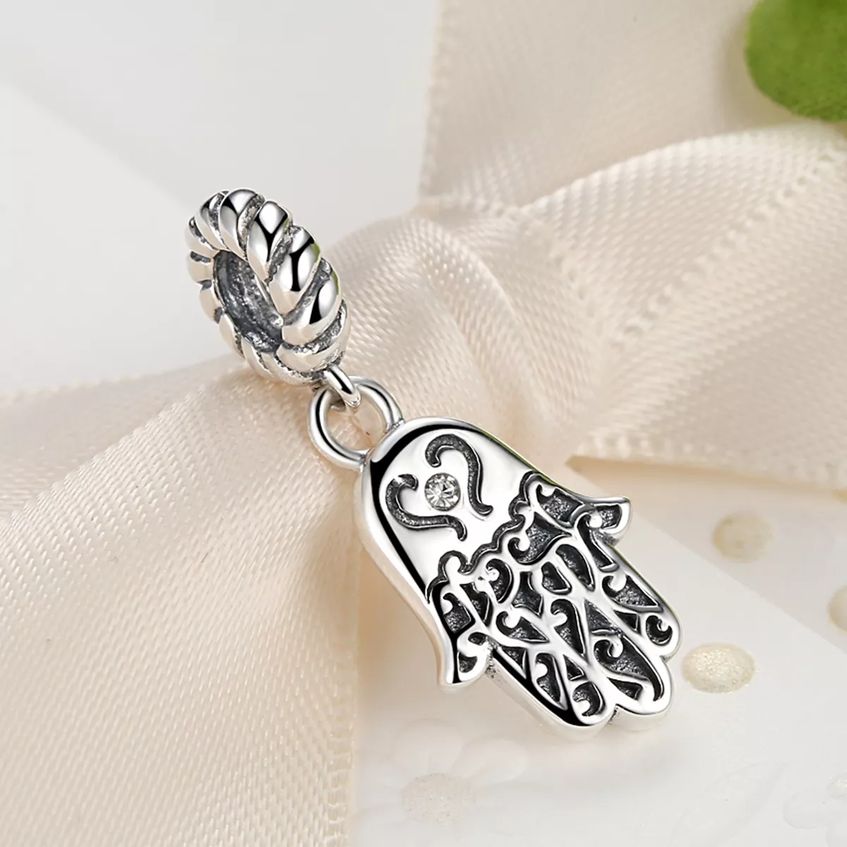 Charm Pendente Mão Hamsa estilo Pandora - SCC031