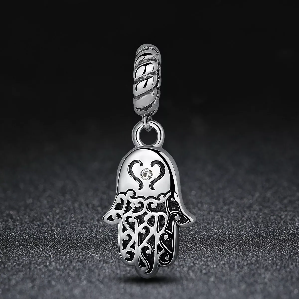 Charm Pendente Mão Hamsa estilo Pandora - SCC031