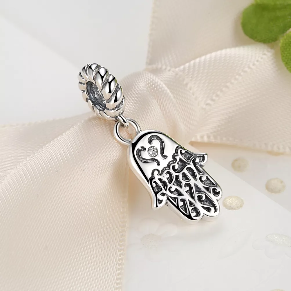 Charm Pendente Mão Hamsa estilo Pandora - SCC031
