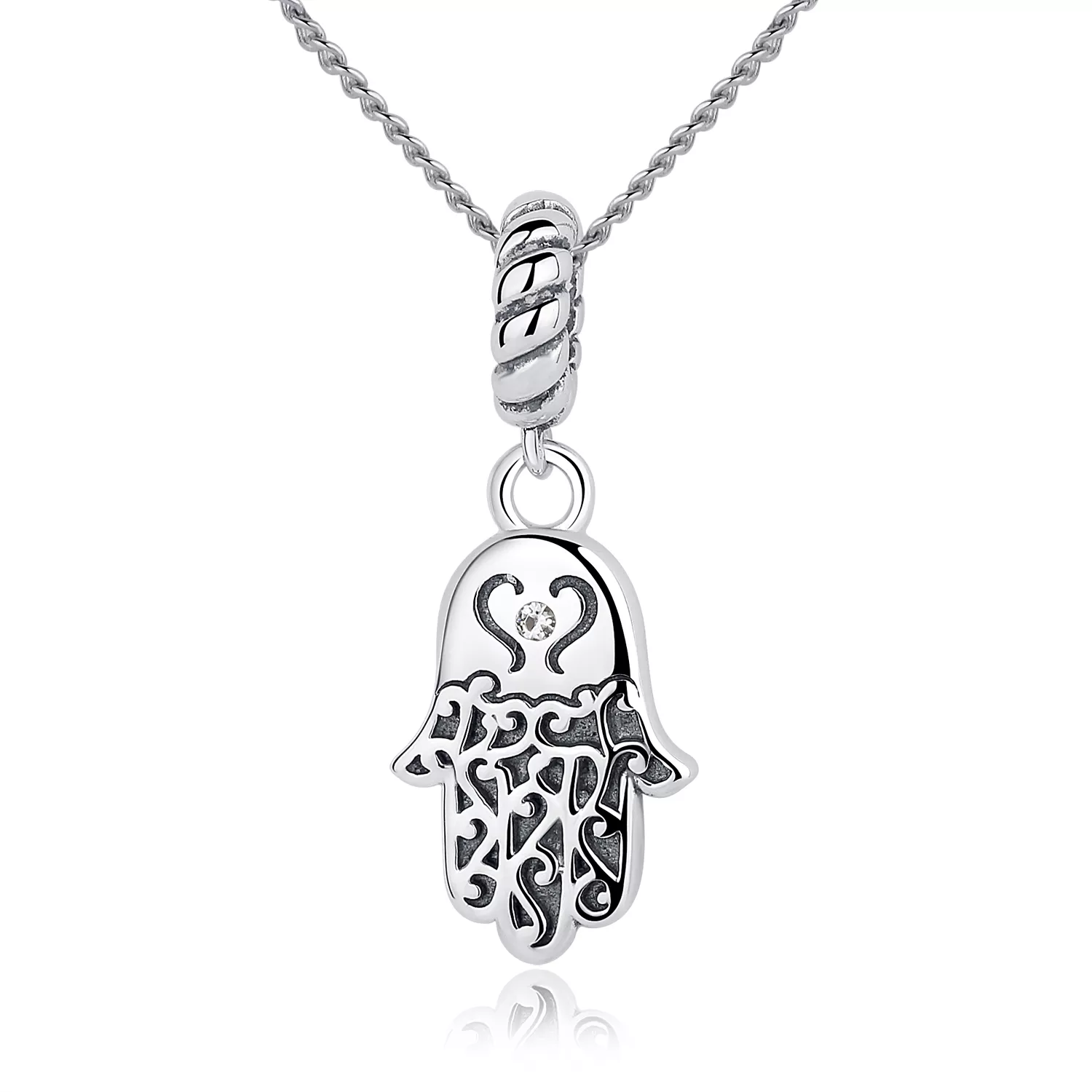Charm Pendente Mão Hamsa estilo Pandora - SCC031