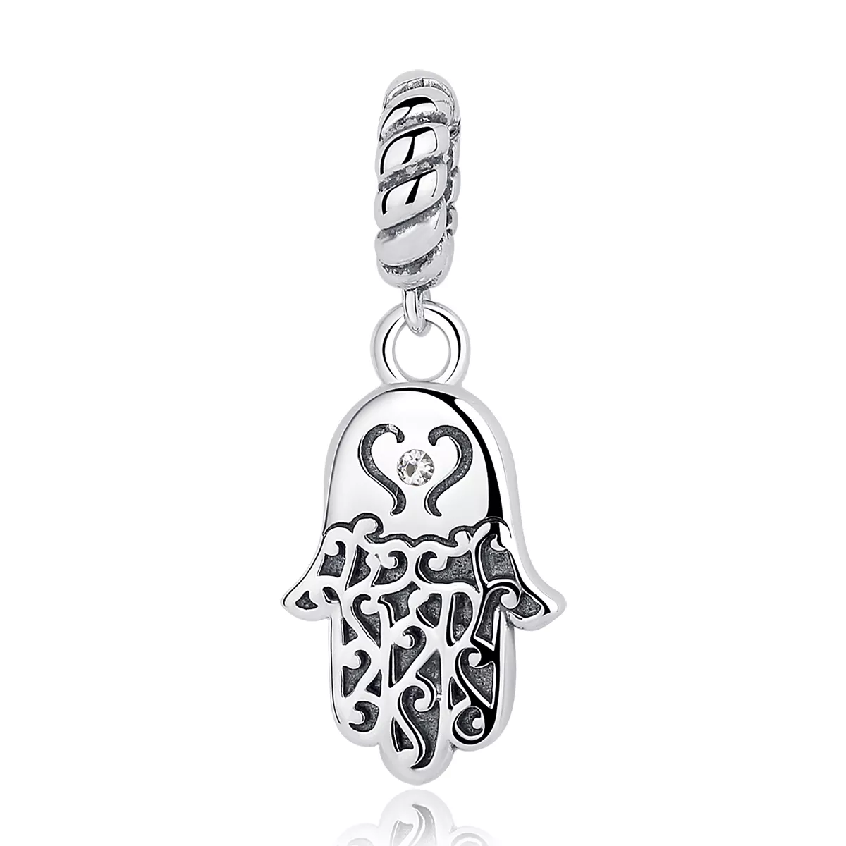 Charm Pendente Mão Hamsa estilo Pandora - SCC031