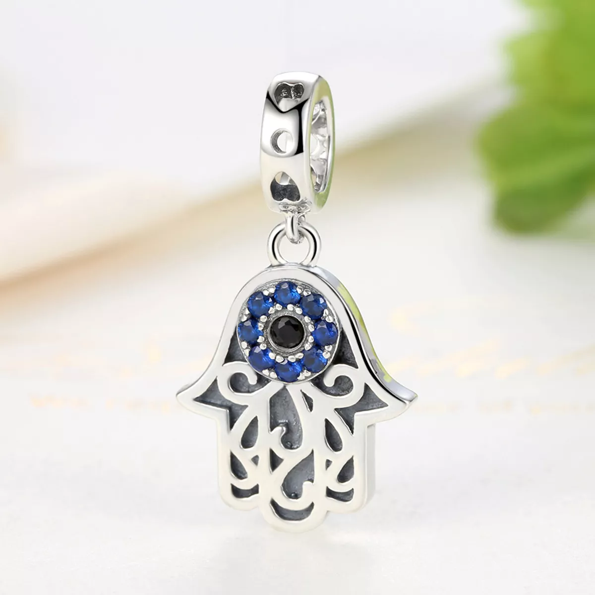 Charm Pendente Mão Hamsa estilo Pandora - SCC085