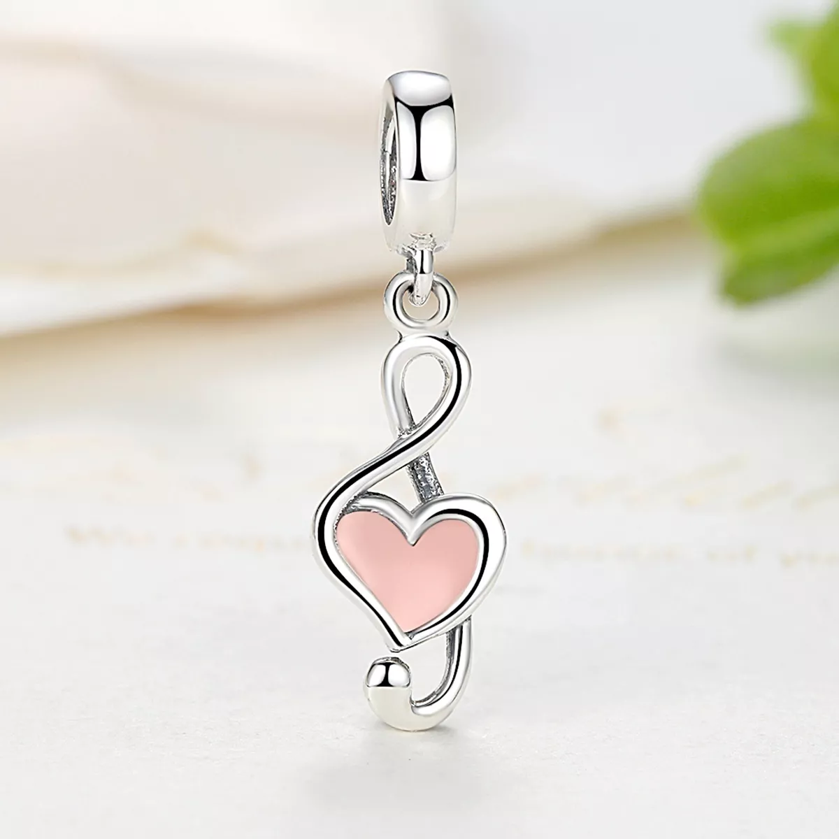Charm Pendente Notas musicais estilo Pandora - SCC110
