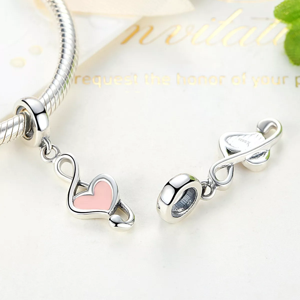 Charm Pendente Notas musicais estilo Pandora - SCC110