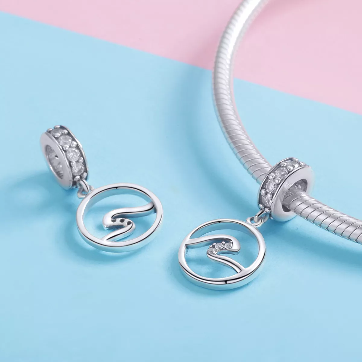 Charm Pendente Ondas life Pandora - SCC1031