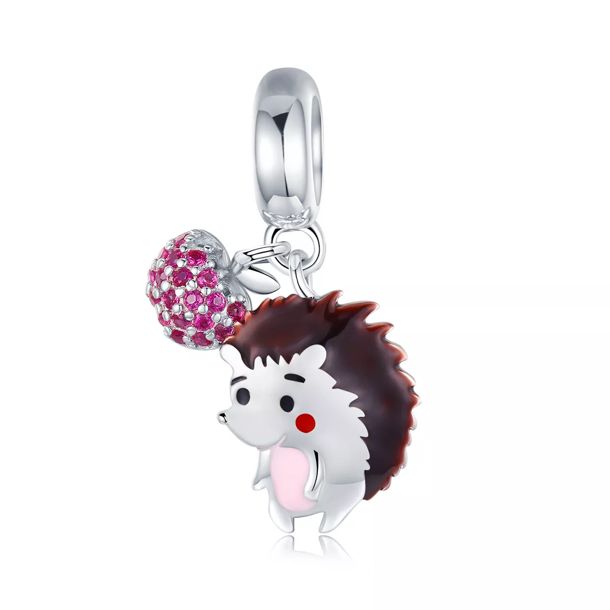 Charm Pendente Ouriço e frutas estilo Pandora - SCC1061