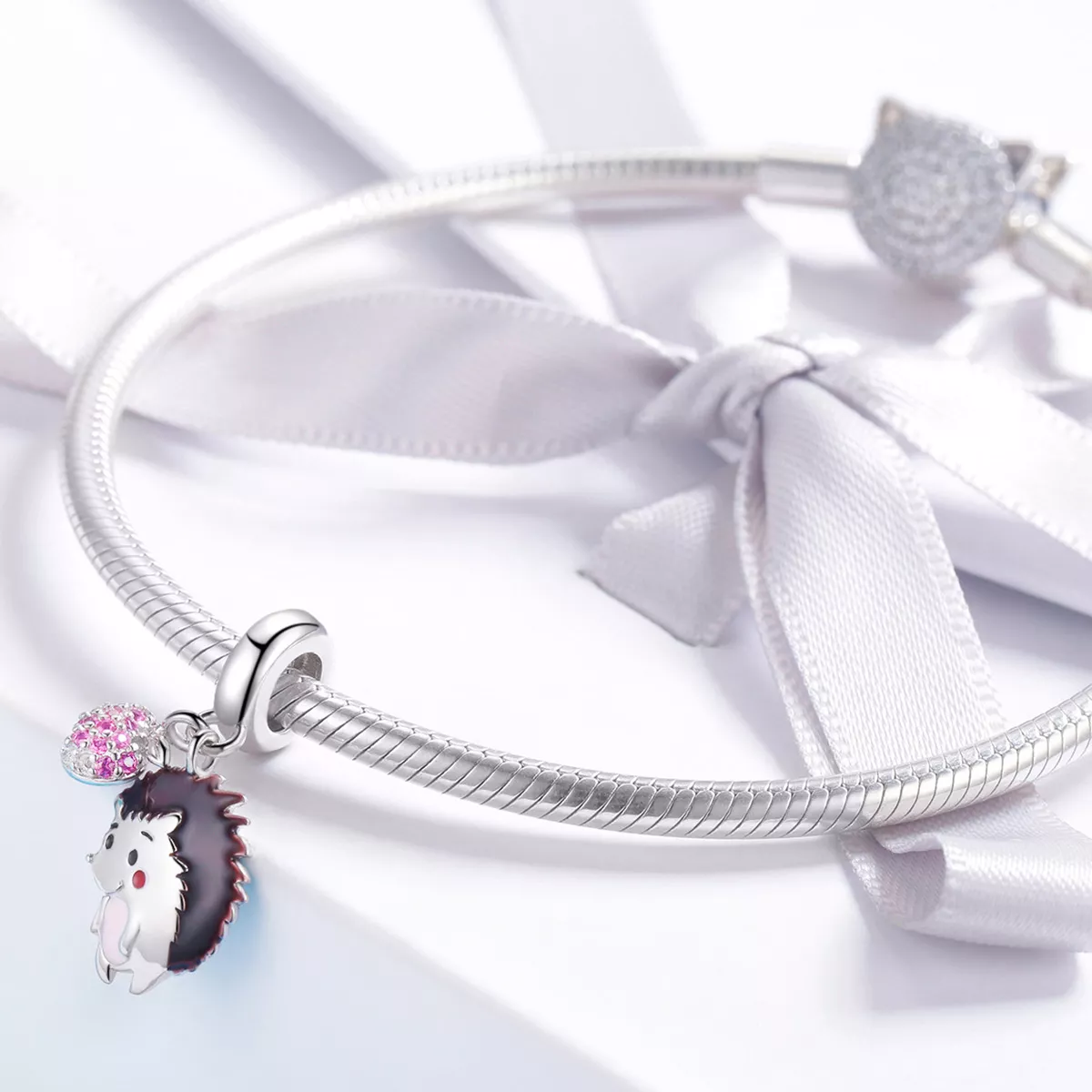 Charm Pendente Ouriço e frutas estilo Pandora - SCC1061