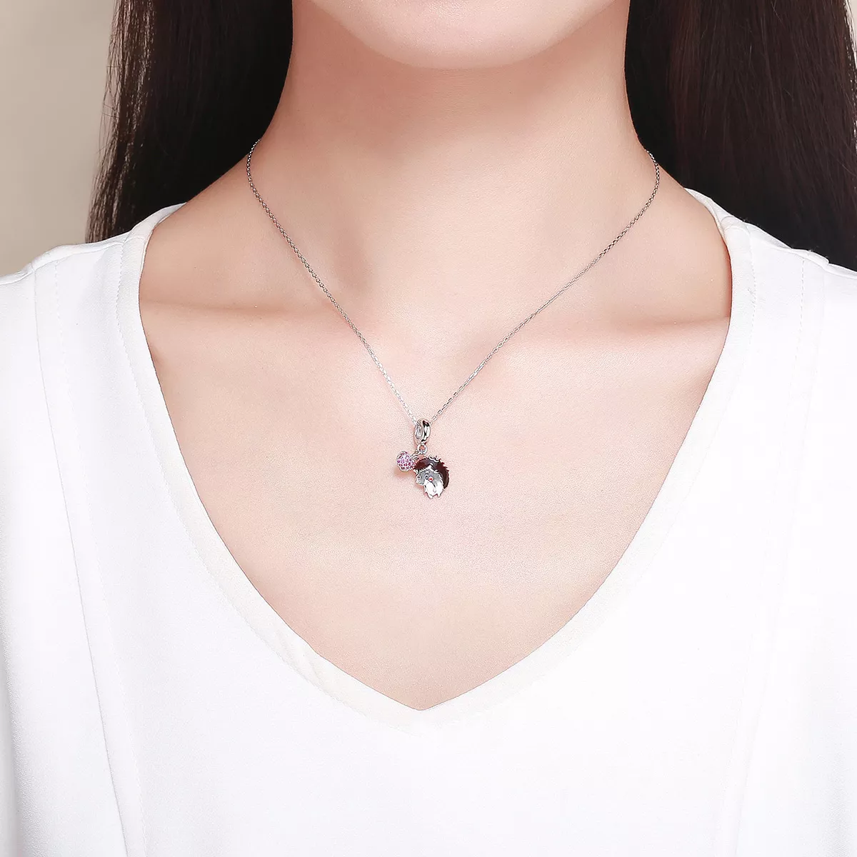 Charm Pendente Ouriço e frutas estilo Pandora - SCC1061