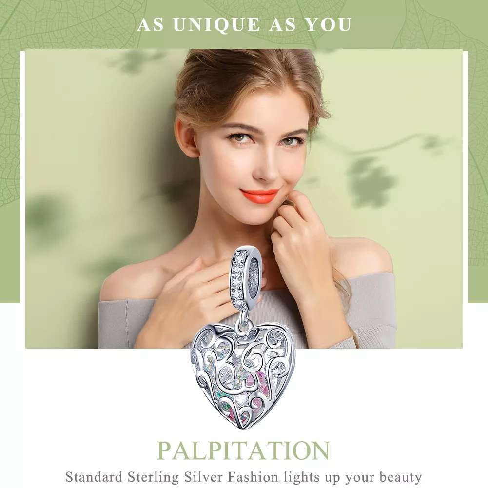 Charm Pendente Palpitação estilo Pandora - SCC1126