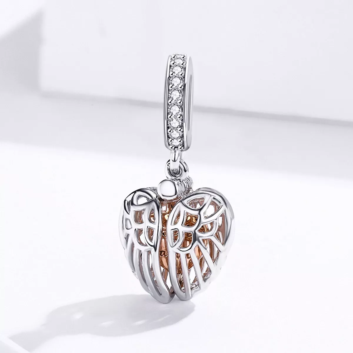 Charm Pendente Para sempre e família estilo Pandora - SCC1299