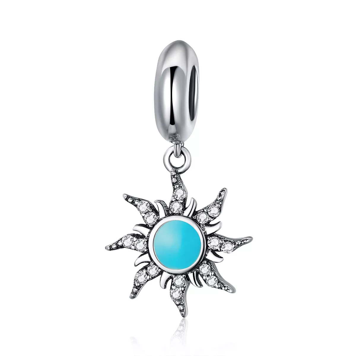 Charm Pendente Sol Azul estilo Pandora - SCC1068