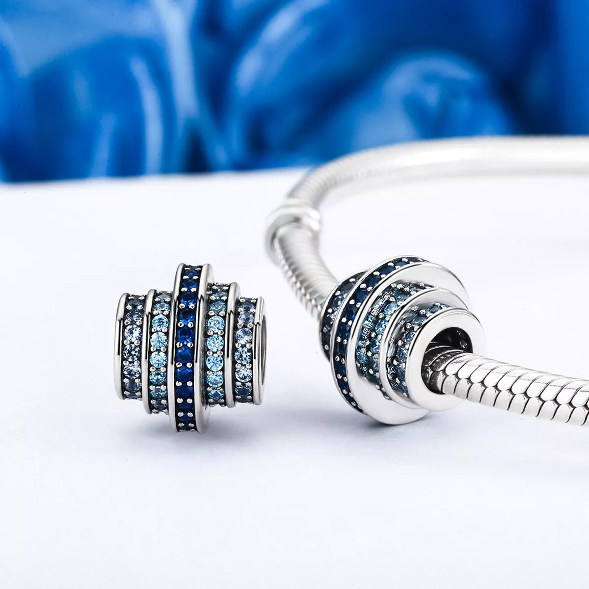Charm Ritmo Azul life Pandora - SCC129