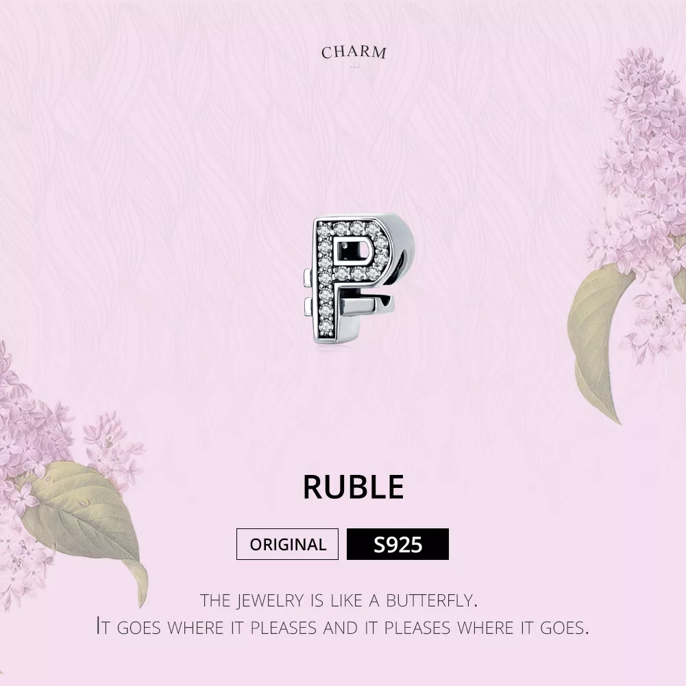Charm Rublo da moeda life Pandora - SCC1271
