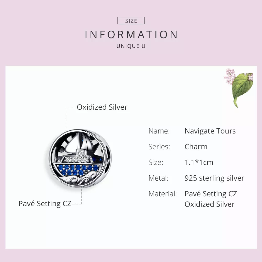 Charm Viagem Náutica life Pandora - SCC1197