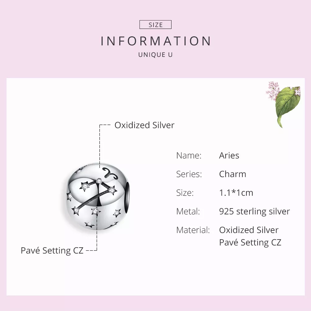 Charm Áries life Pandora - SCC1218-1