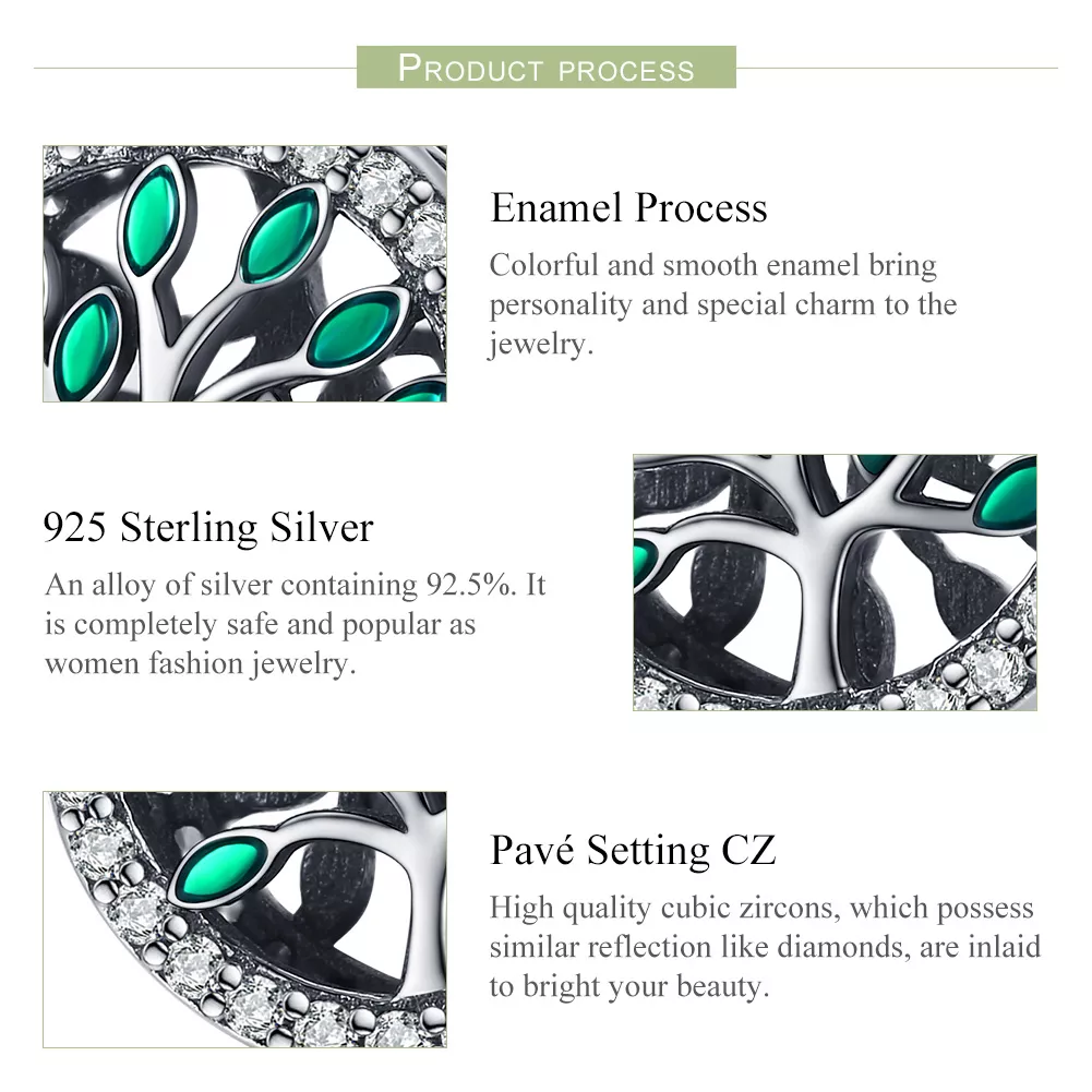 Charm Árvore da vida life Pandora - SCC1095