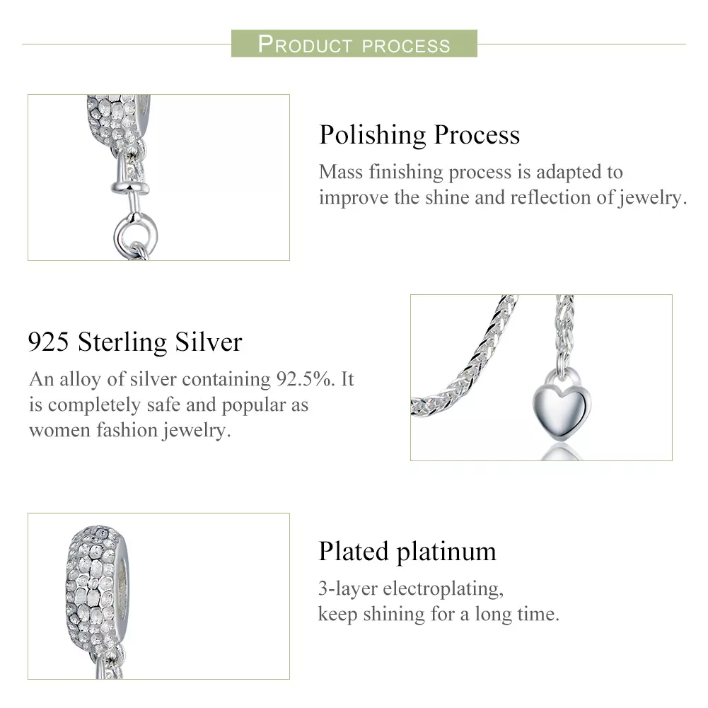 Corrente de Segurança Pneu pequeno estilo Pandora - SCC1112