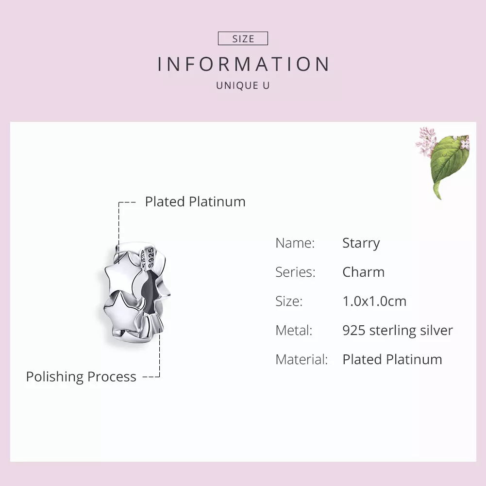 Separador Céu estrelado estilo Pandora - SCC1169