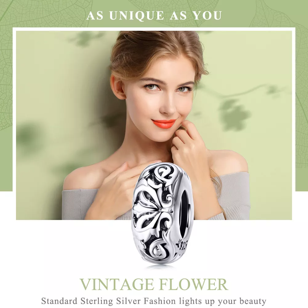 Separador Flor vintage estilo Pandora - SCC1139