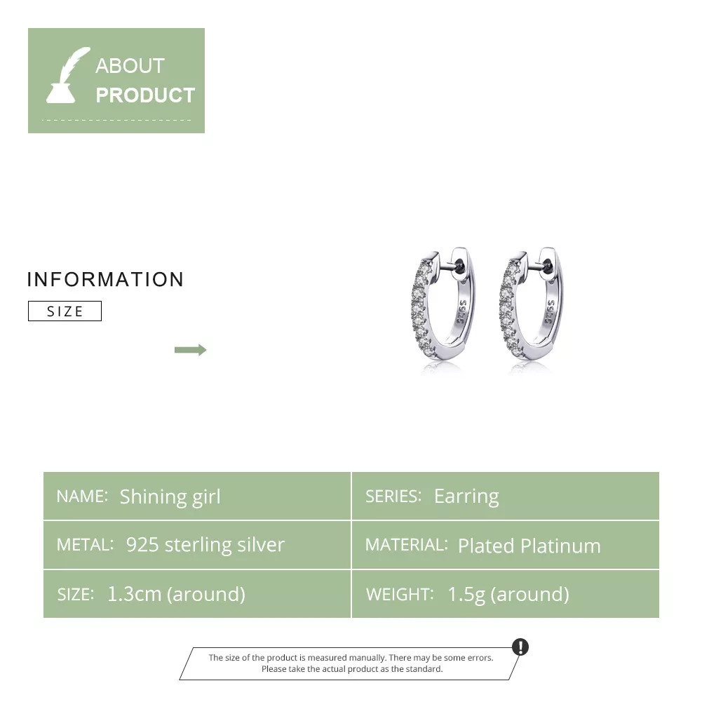 Brinco Argolas Círculo Pequeno estilo Pandora - SCE498-A