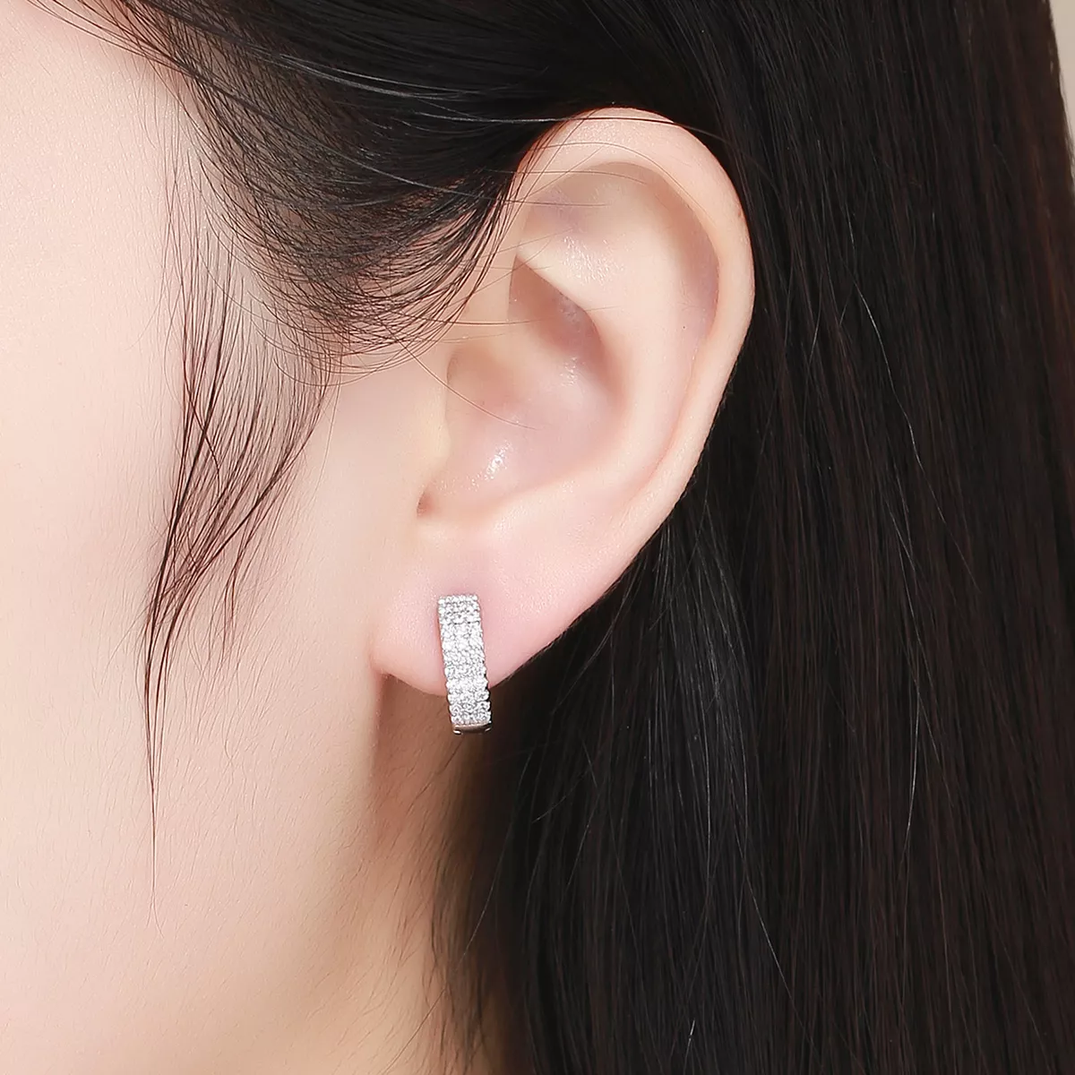 Brinco Argolas Hora de brilhar estilo Pandora - SCE560