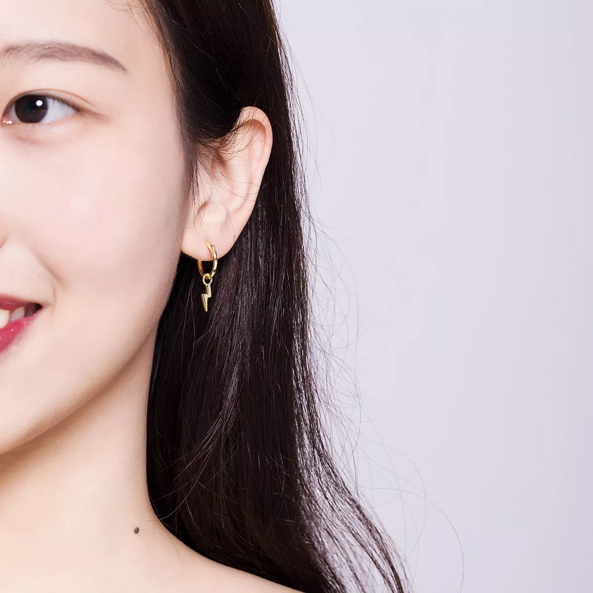 Brinco Argolas Iluminação estilo Pandora - SCE621