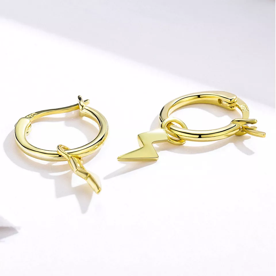 Brinco Argolas Iluminação estilo Pandora - SCE621