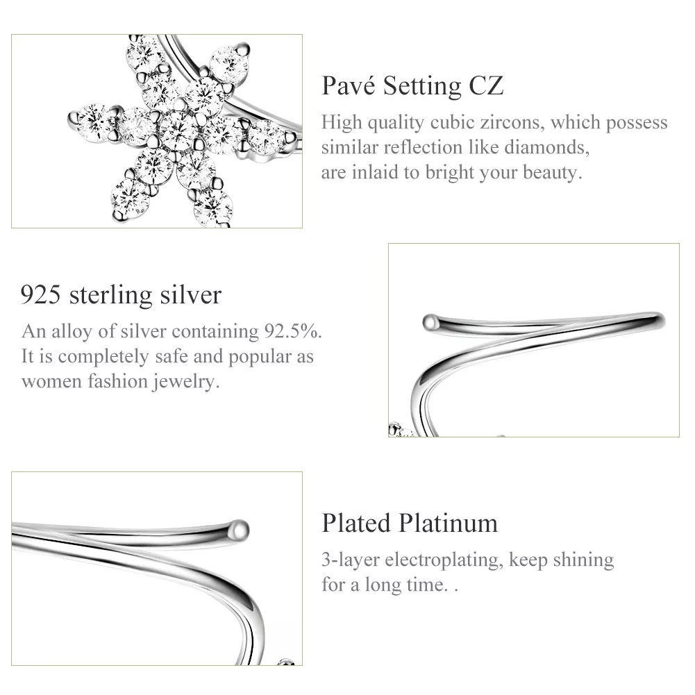 Brinco Floco de neve life Pandora - SCE651