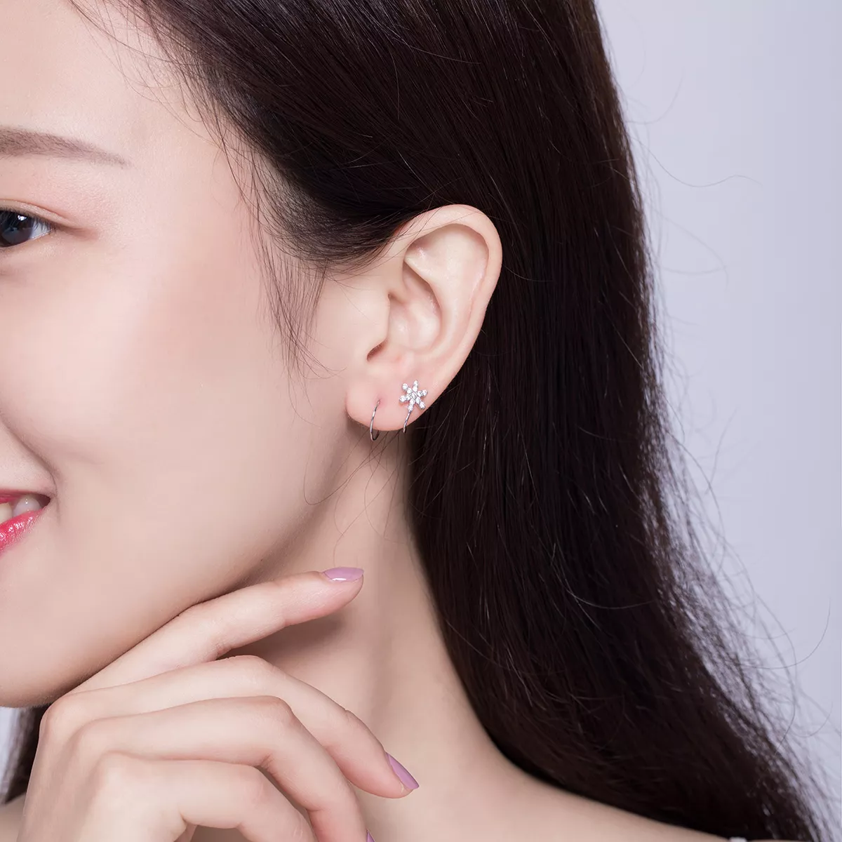 Brinco Floco de neve life Pandora - SCE651