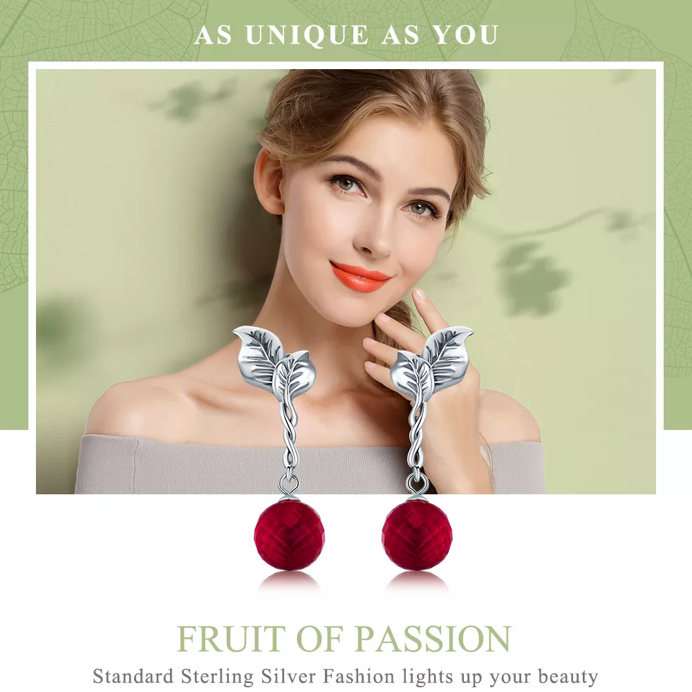 Brinco Fruto da Paixão estilo Pandora - SCE356