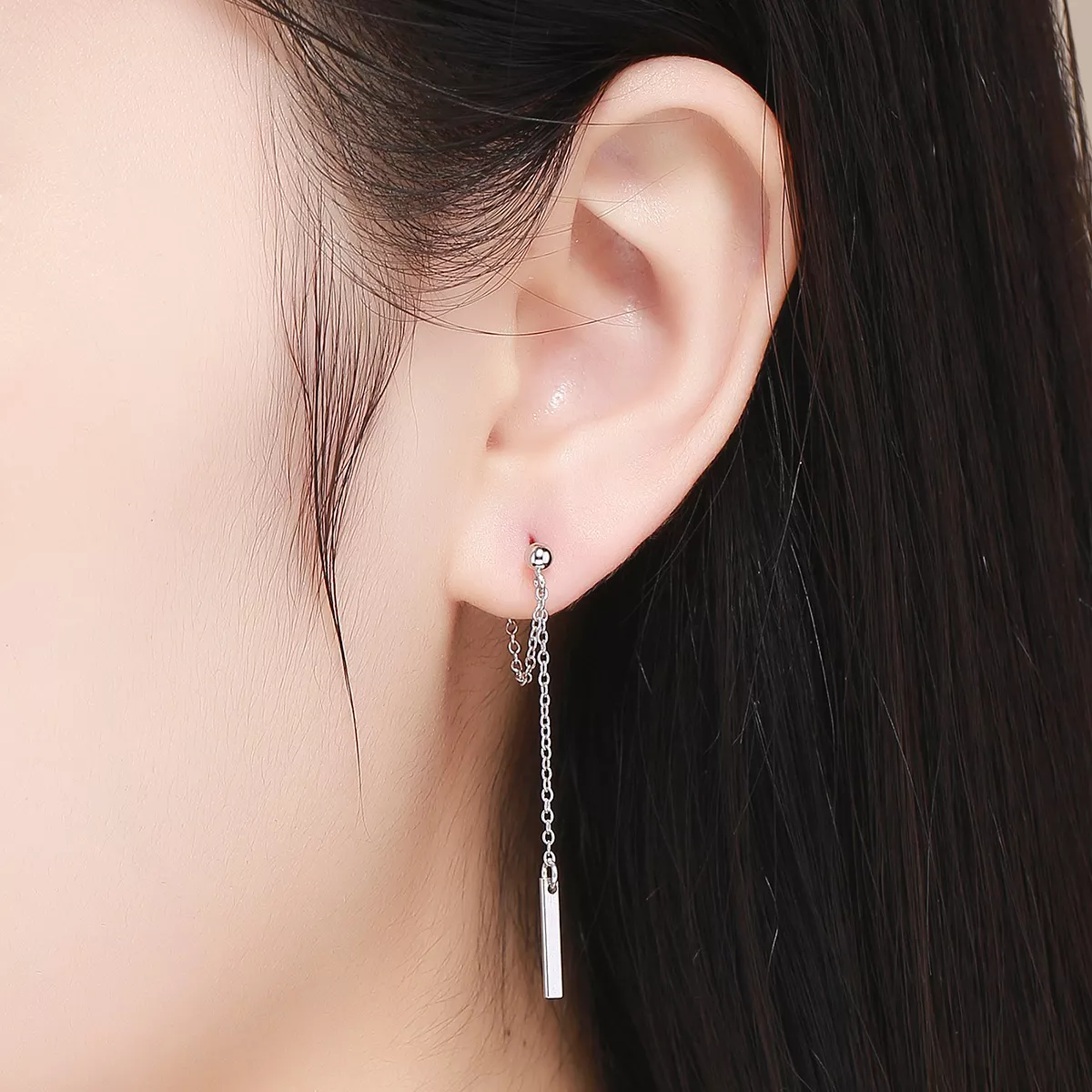 Brinco Geometria Clara estilo Pandora - SCE550