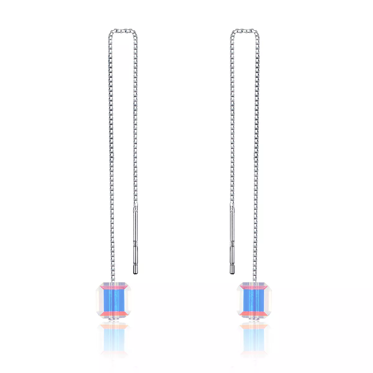 Brinco Lágrimas na profundidade do oceano estilo Pandora - SCE501