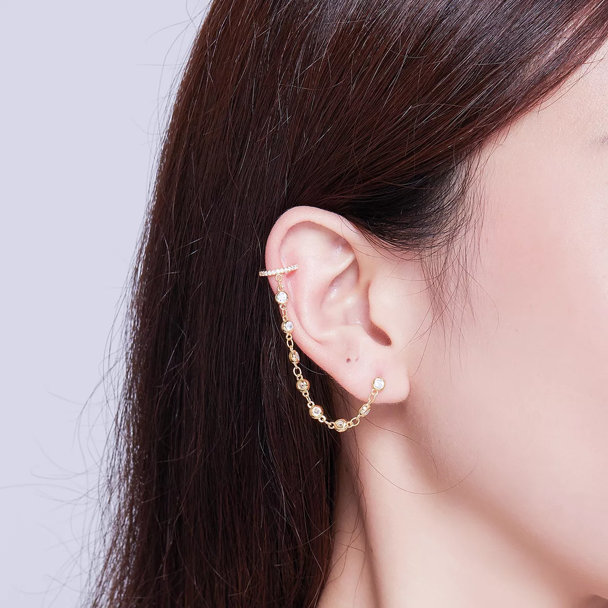 Brinco Mundo brilhante estilo Pandora - SCE685