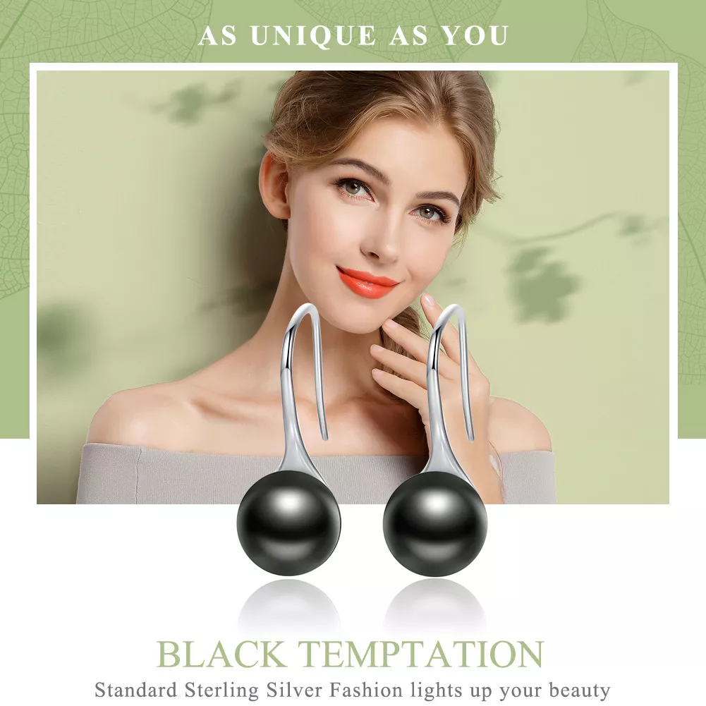 Brinco Pérola Negra life Pandora - SCE144