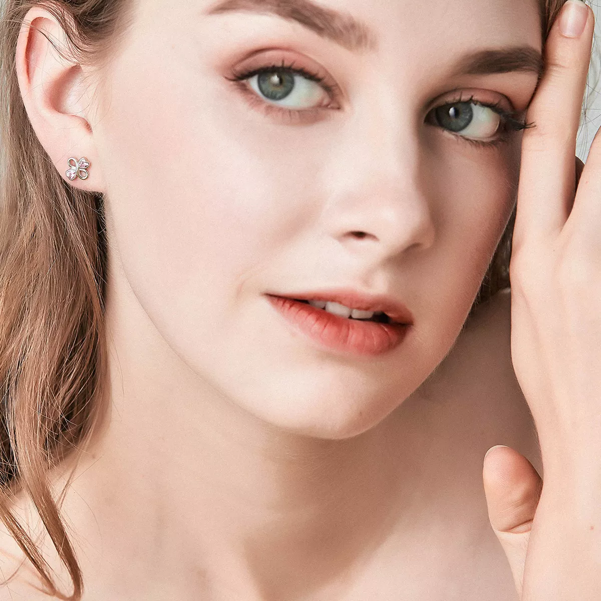 Brincos Petit Amor sem fim estilo Pandora - SCE455