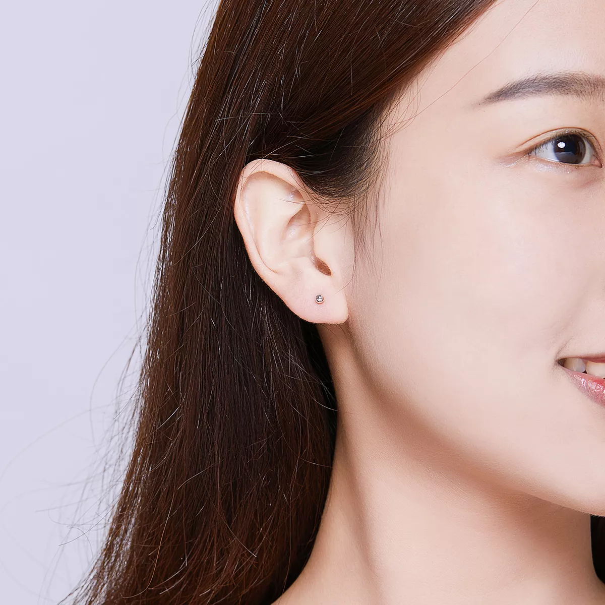 Brincos Petit Bola pequena estilo Pandora - SCE581