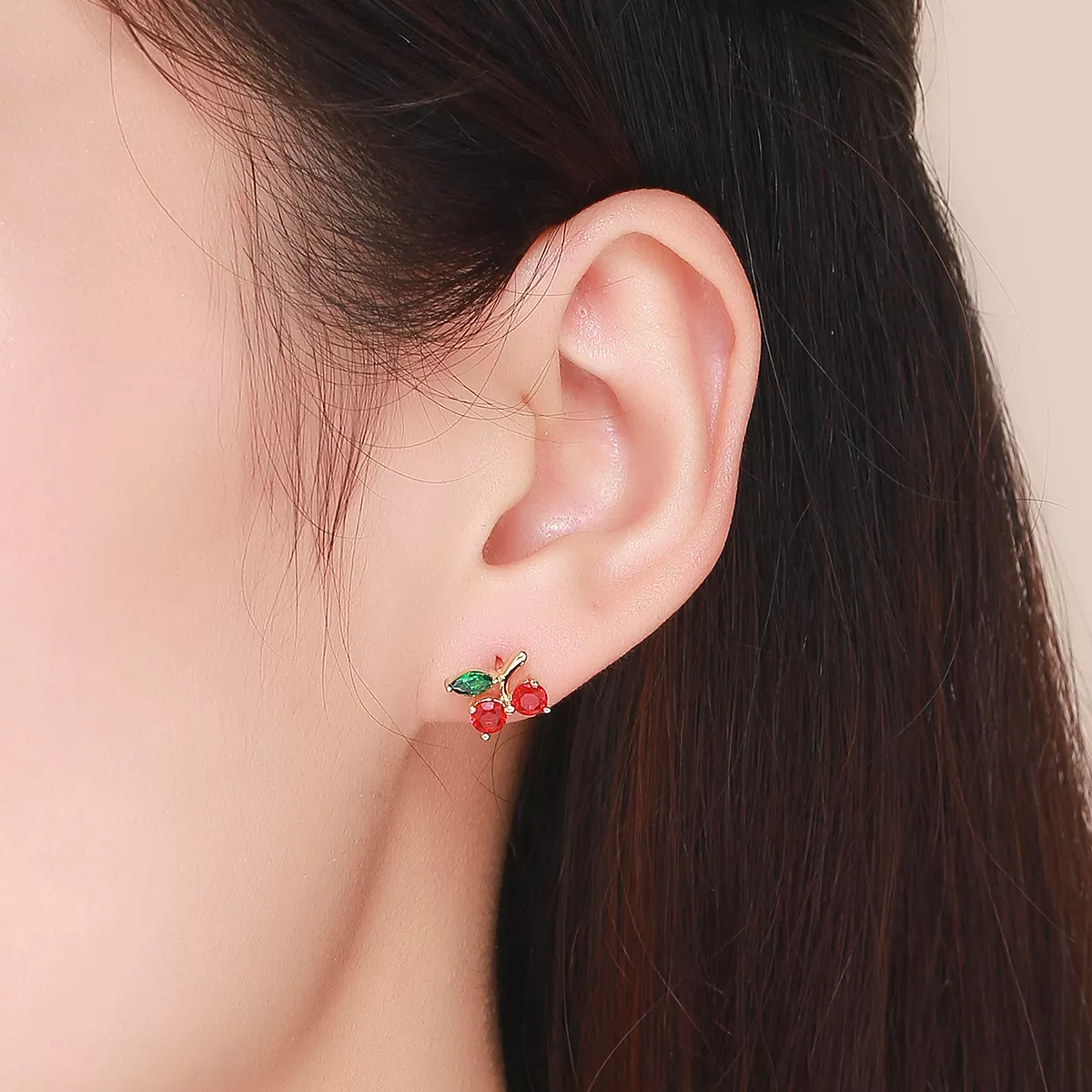 Brincos Petit cereja life Pandora - SCE543